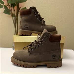 Timberland Dark Brown Nubuck Boots